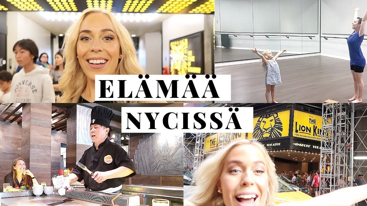 NYC-elämä yllättää AINA!! Lion King, Äitin synttärit,  