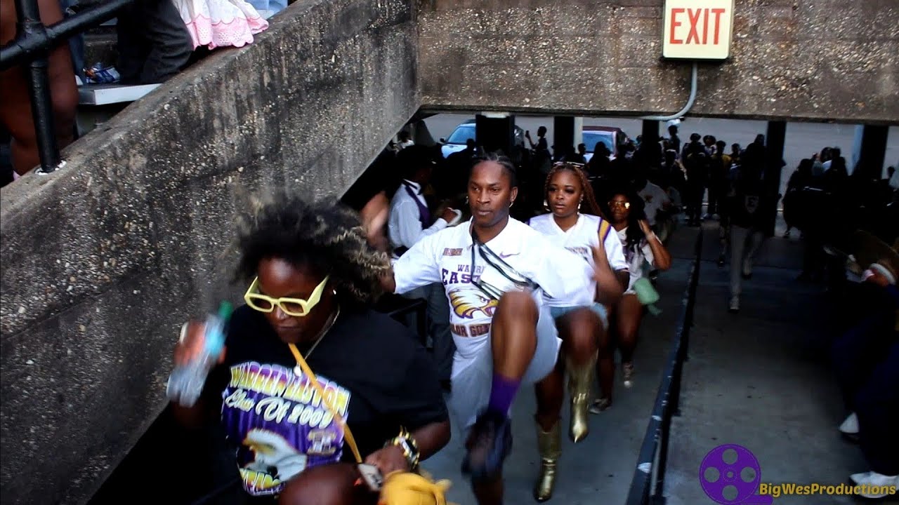 Warren Easton Marching In From Halftime Alumni and Current for Homecoming vs Brother Martin (2024)