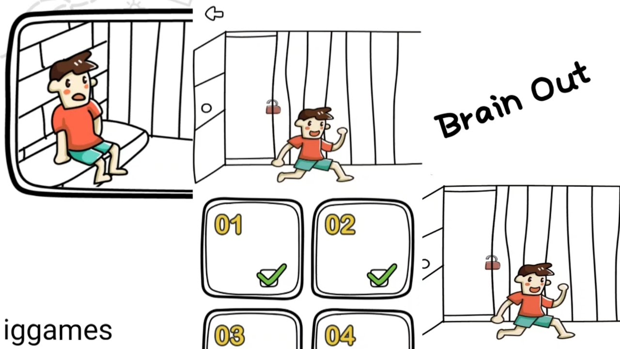 Прохождение Brain Out Escape Room, уровни 1&ndash;18
