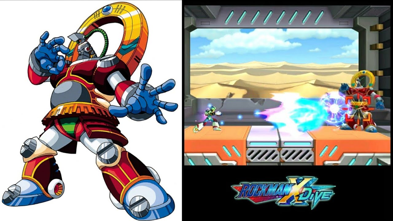Second Armor X vs Byte「 Mega Man X Dive 」