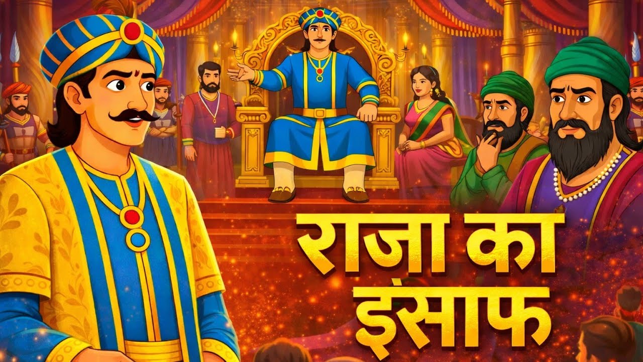 Raja ka insaf || Akbar Birbal ki kahani || moral cartoon stories|| @Smpstory-96 