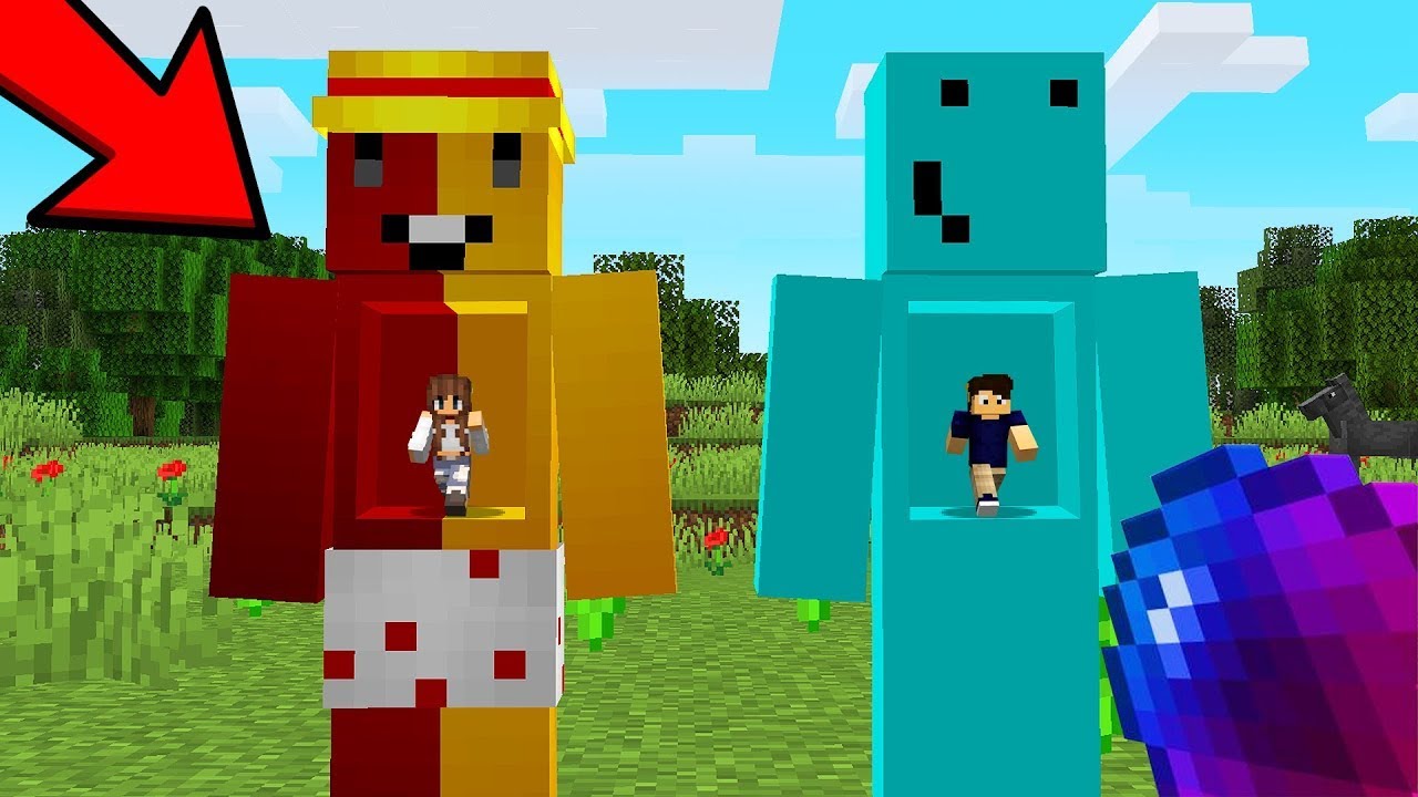 podemos ENTRAR em qualquer YOUTUBER no minecraft - O FILME