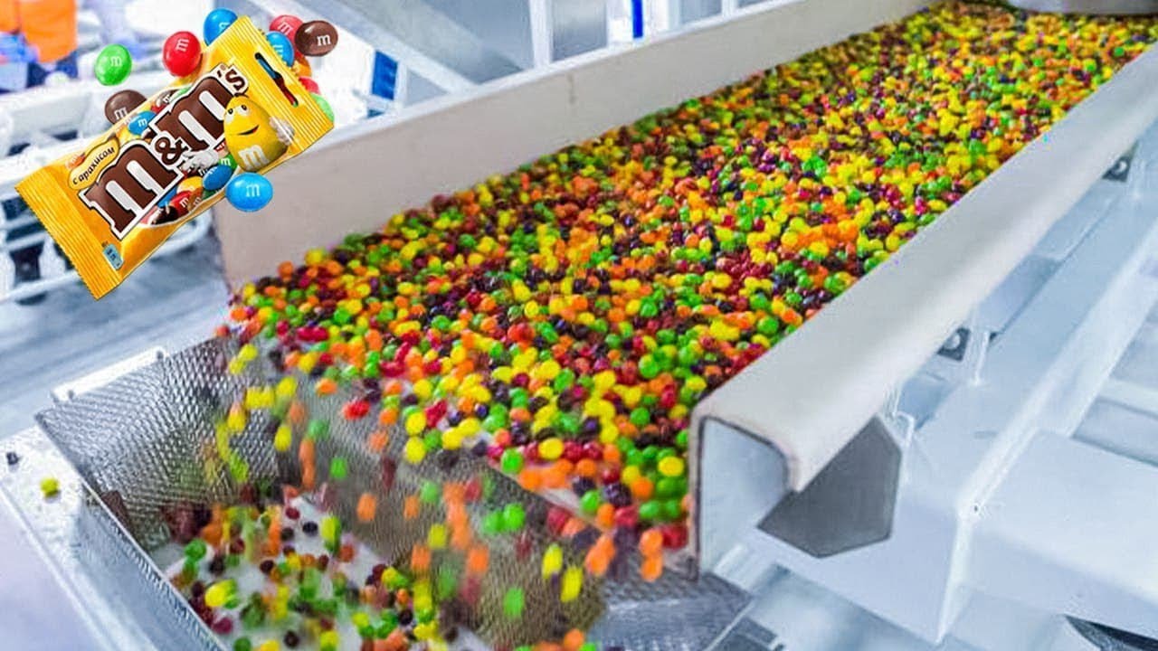 ASÍ SE HACEN LOS M&M's, Nestle Smarties y Lacasitos!