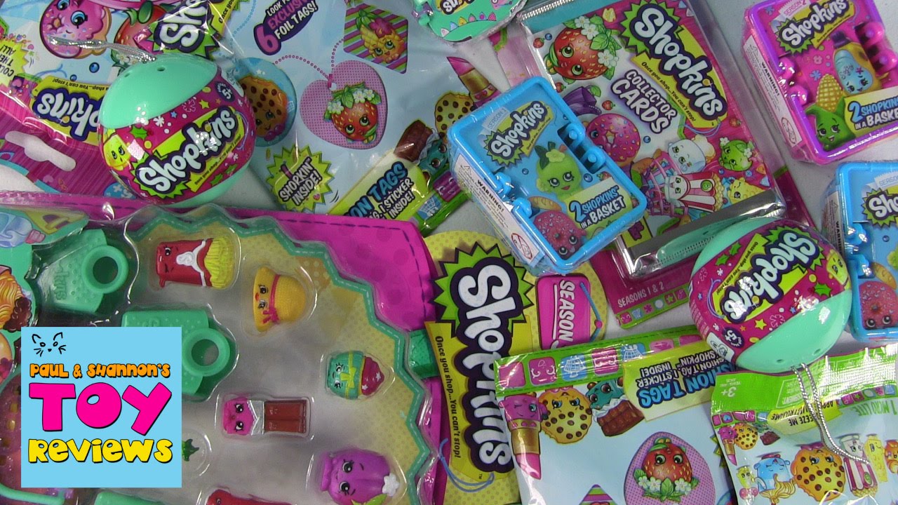 MEGA Shopkins Goodie Palooza #2 | Fashion Tags Card Baubles | PSToyReviews