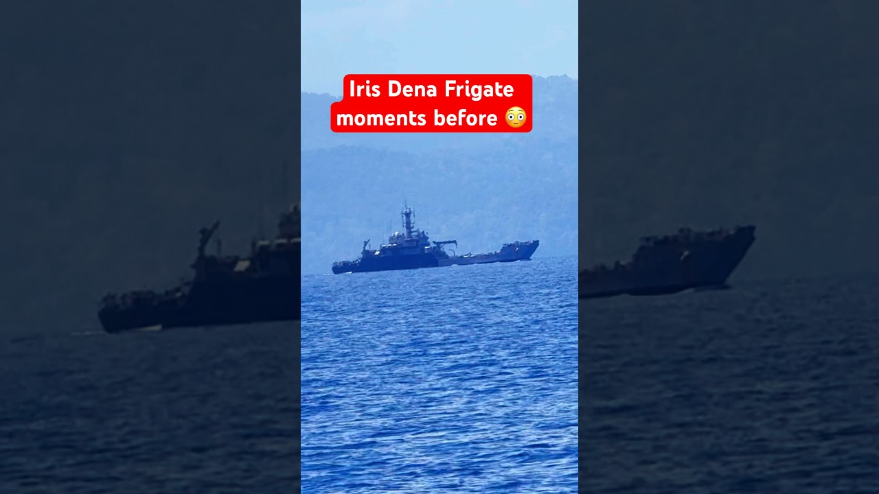 Iris Dena Frigate moments before US Submarine sinks it 😳 |#war #iran #navy #usnavy #indianocean