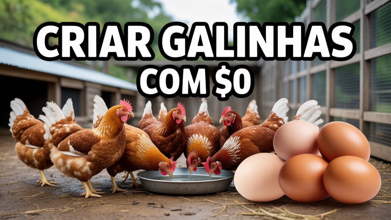 Como iniciar uma criação de galinhas com $0 de investimento em 2026