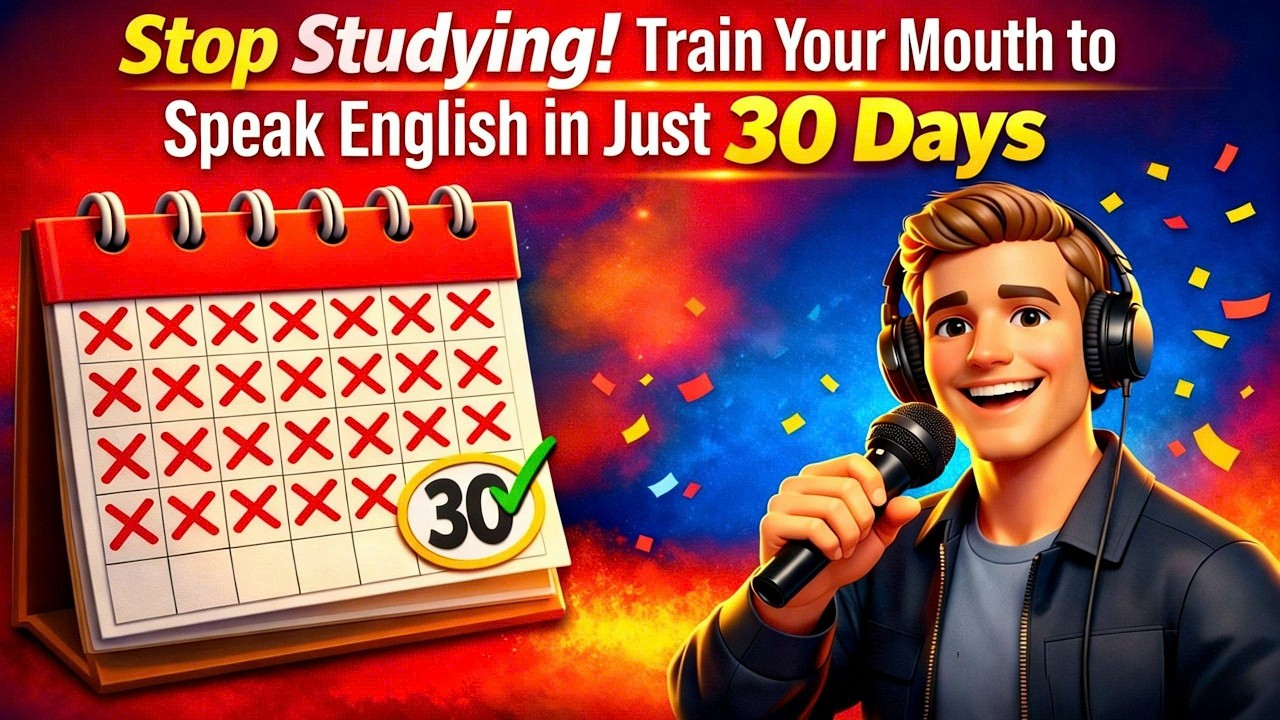 Stop Studying Vocabulary and Grammar! Train Your Mouth to Speak Out Loud.