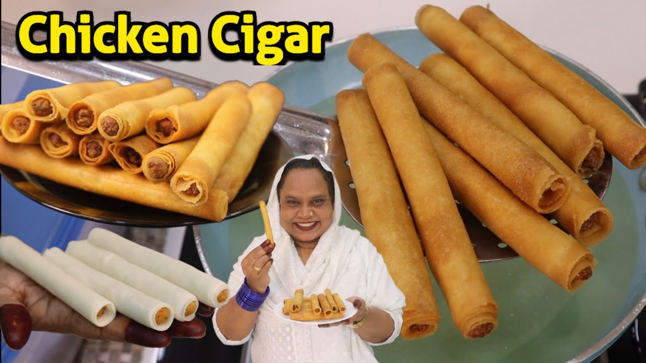 Chicken Cigar Recipe | Ramadan Special Recipe | Chicken Cigar Banane Ka Asaan Tarika
