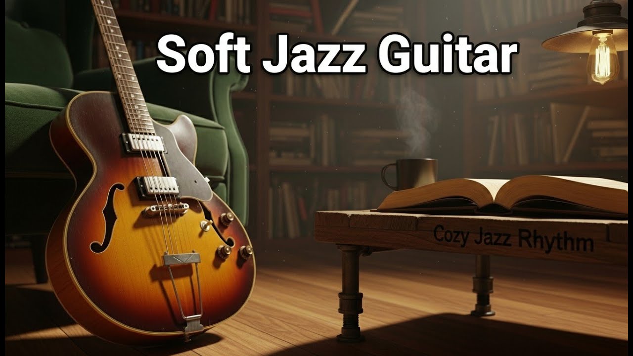 Soft Jazz Guitar - Calm Reading Atmosphere • Chill Jazz Music for Studying & Focus