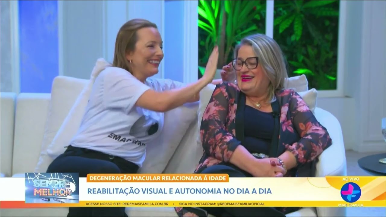 EMAP: A Doença Rara que Causa Perda da Visão Central — Entrevista na Rede Mais família  TV