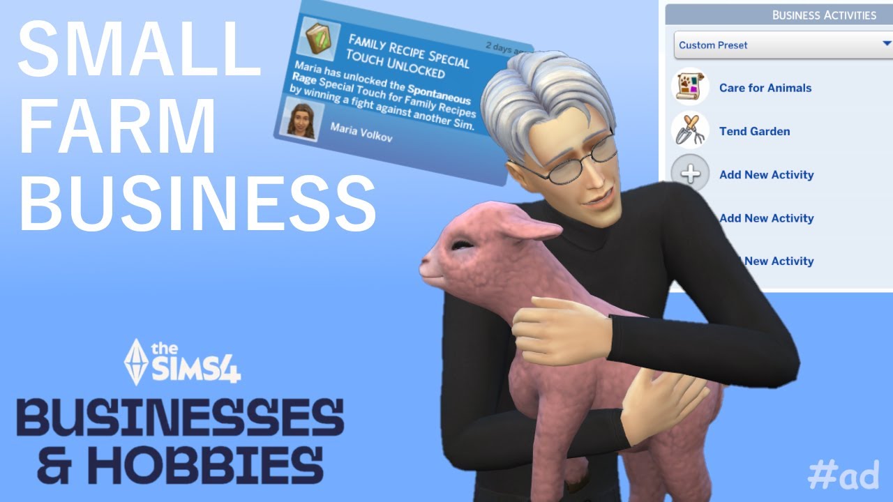 ad | Mouse Farm | Raising Them Right | The Sims 4 Businesses & Hobbies