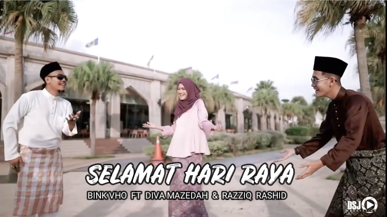 Lagu melayu Menyambut Hari Raya Bink Vho feat  Diva Mazeda & Razziq Rashid( Siangasuara Official )