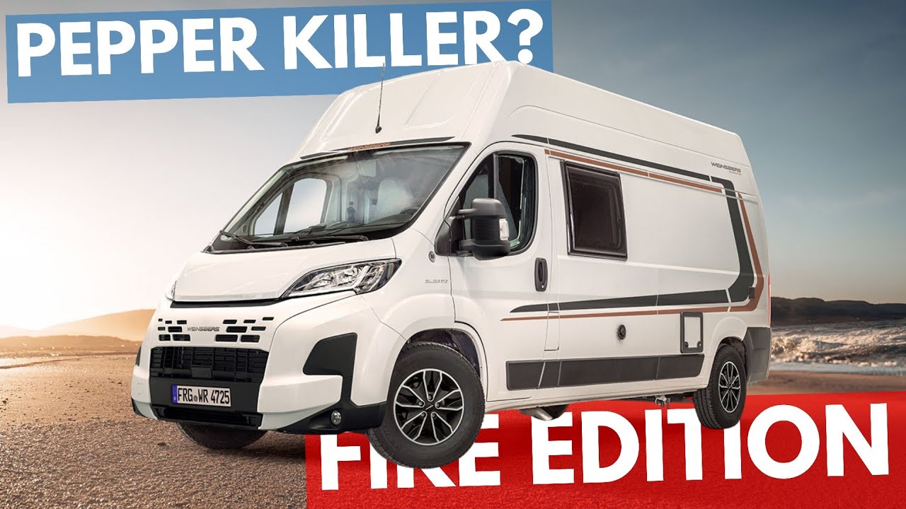 PEPPER KILLER? 🔥WOHNMOBIL WEINSBERG CaraBus 600 MQ Edition Fire Sondermodell 2025 Kastenwagen
