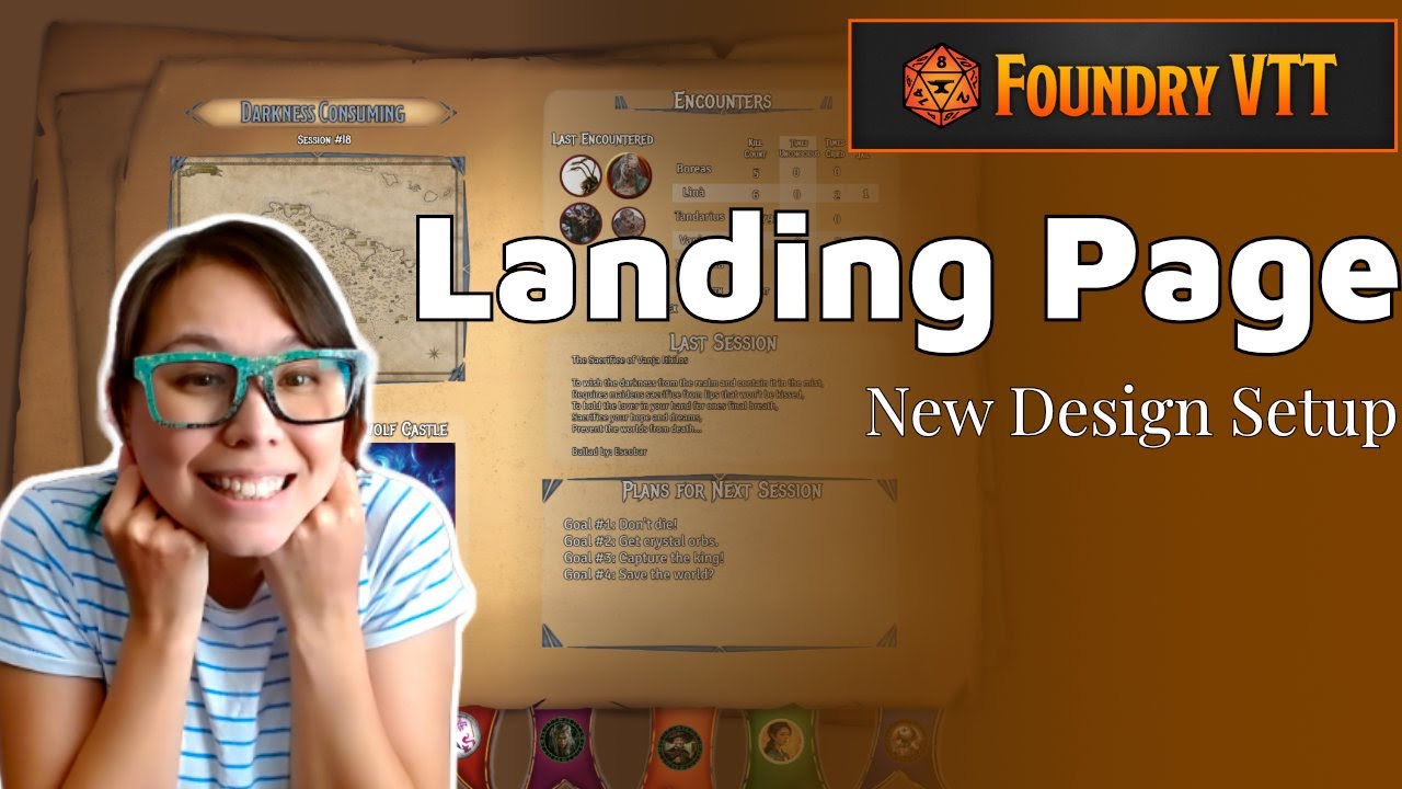 I Designed New Landing Page Assets! | Foundry VTT
