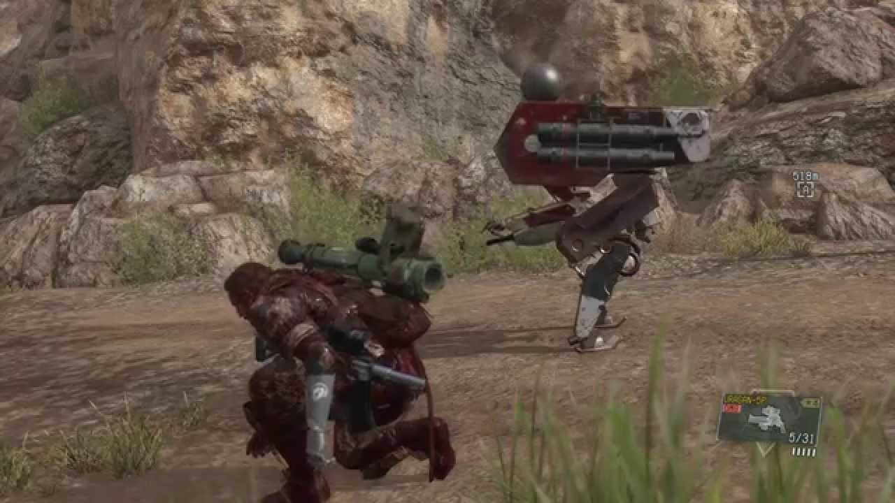 METAL GEAR SOLID V: THE PHANTOM PAIN D-Walker intercept mode