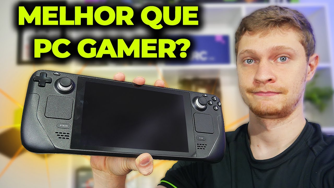 O STEAM DECK É MELHOR QUE UM PC GAMER? TESTE DO CONSOLE PORTÁTIL DA STEAM! GOSTEI?