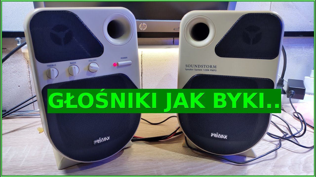 Stare Głośniki Komputerowe PRIMAX - Szybki Przegląd I Odpalenie