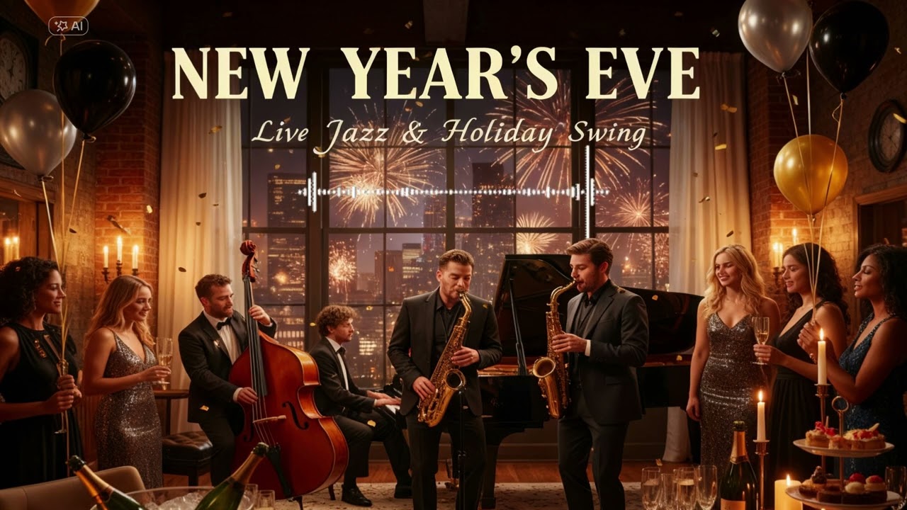 [playlist] 🥂 2025 연말연시, 당신의 기분을 UP시켜줄 재즈 비타민✨ New Years eve jazz party holiday swing