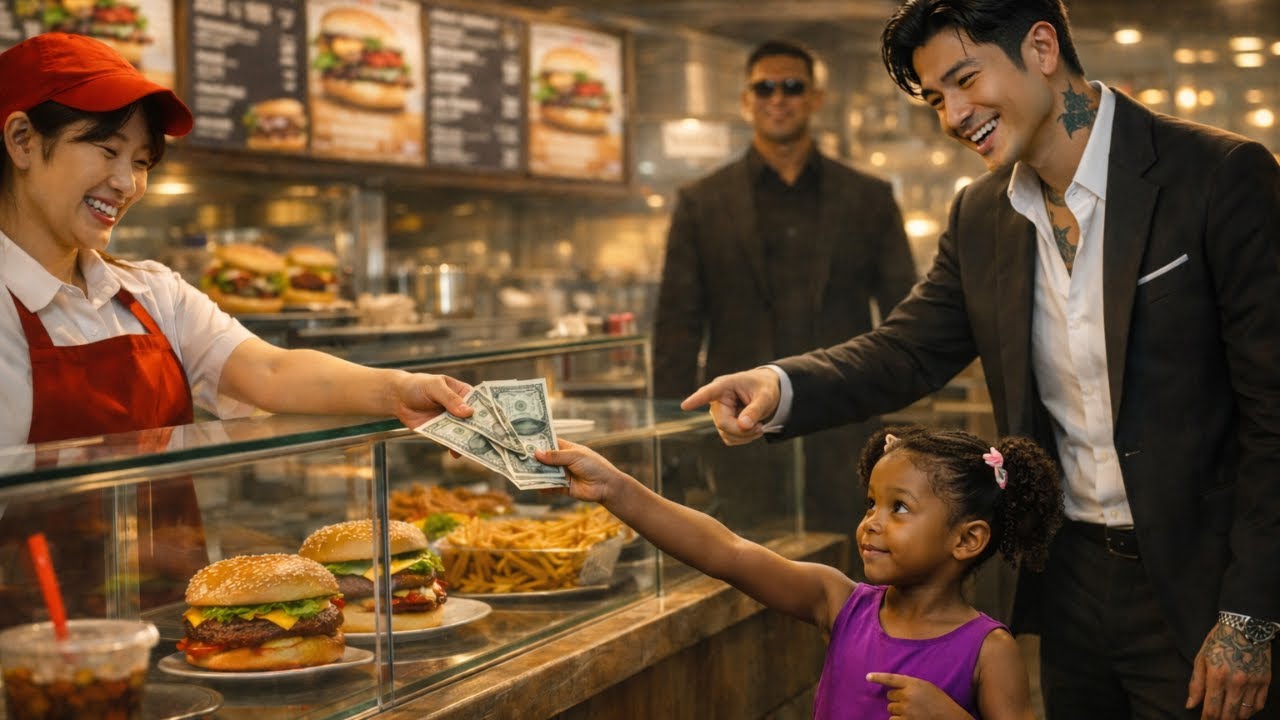 Little Black Girl Paid $4 for the Korean Mafia Boss’s Burger—Then Asked for a Favor That Baffled Him