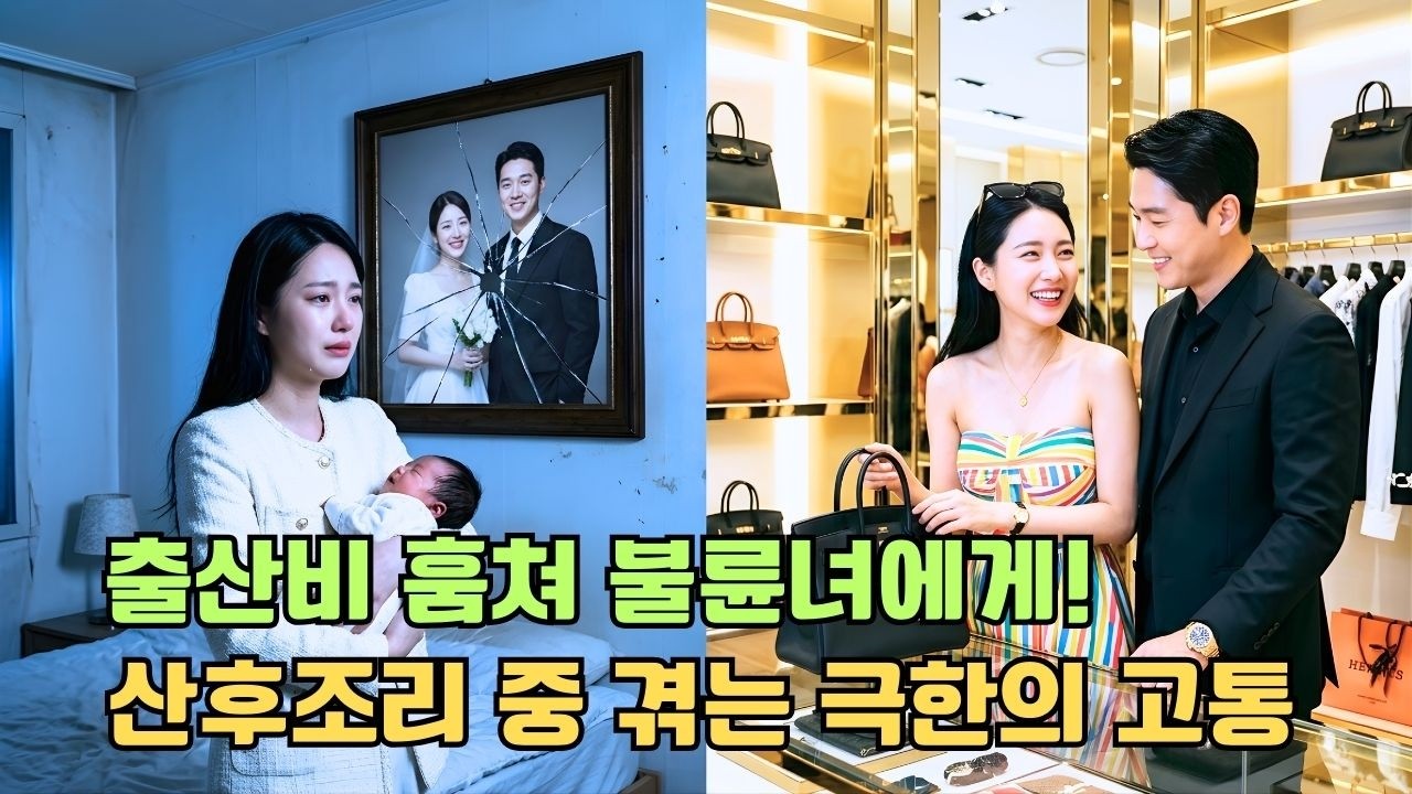 산후조리 중 아내 돈 털어 내연녀 준 남편의 최후! 완벽한 변신과 돌이킬 수 없는 후회