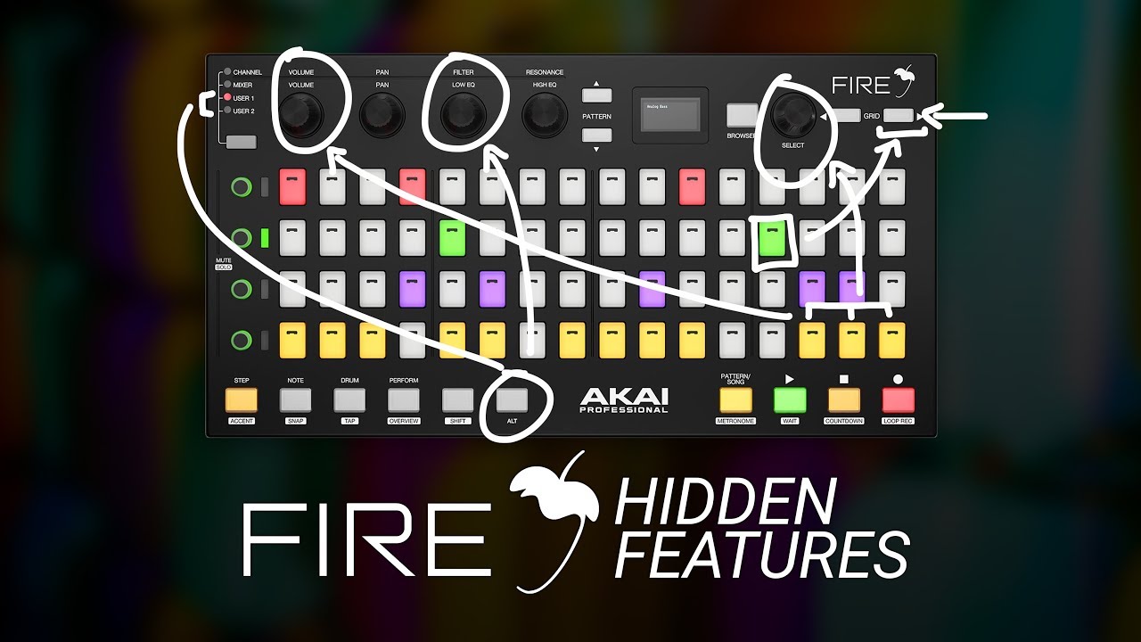AKAI FIRE - 10 Tips, Tricks and Hidden Features,