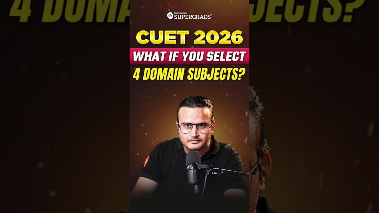 What If You Choose 4 Domain + 1 Language Subject in CUET 2026? 🤔| Must Know 🎯| #shorts #cuet2026