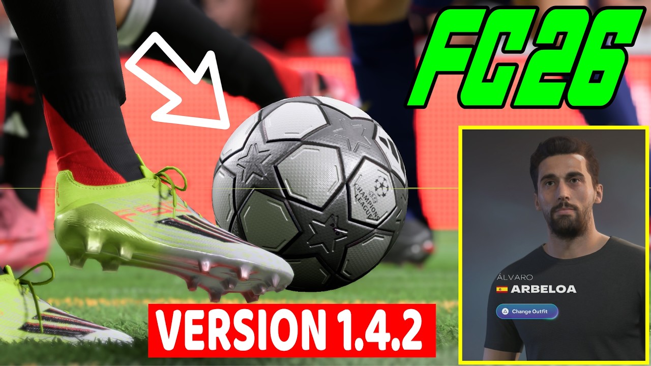 Что представляет собой новое обновление EA Sports FC 26 версии 1.4.2 и обновление для игровых пла...