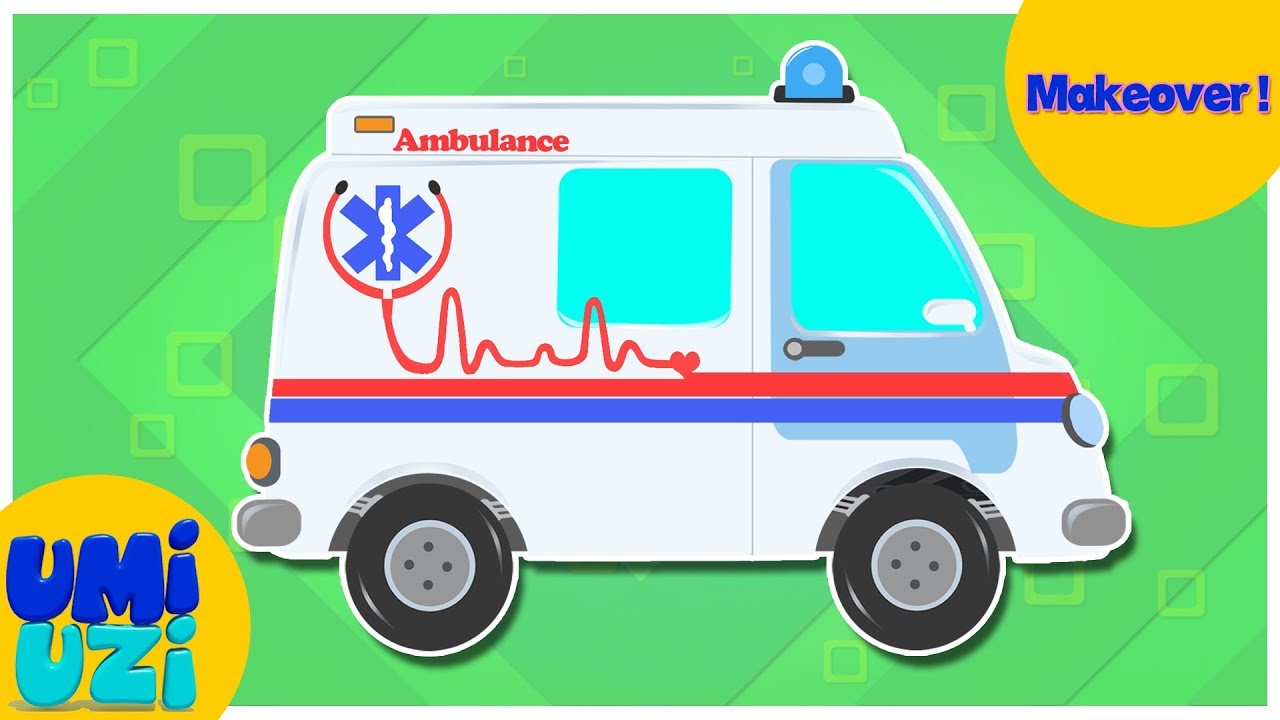 Umi Uzi | Ambulance | Vehicle Makeover | Emergency Vehicles For Kids