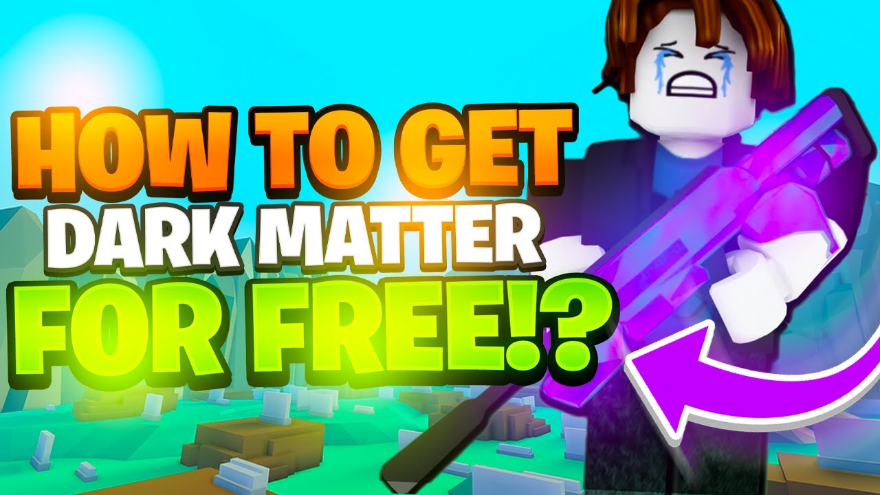 Get The Dark Matter Gun In Big Paintball FOR FREE *Roblox Script*