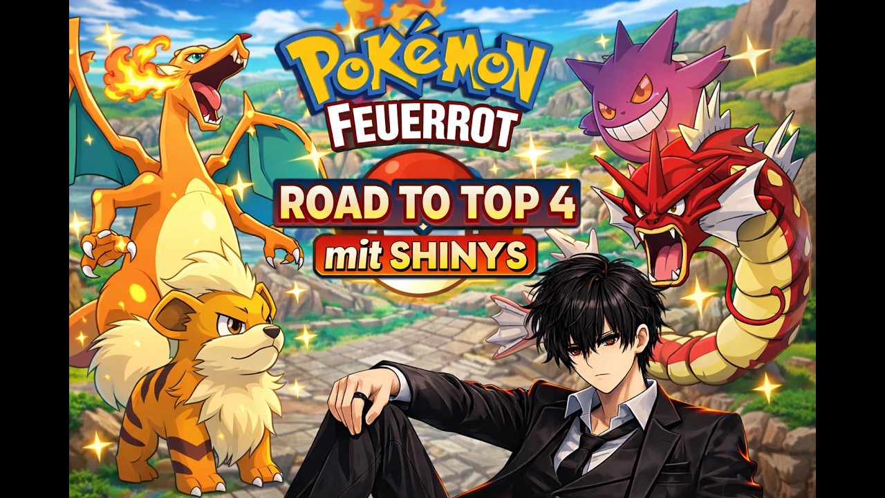 Road to Top 4 MIT SHINYS - Pokémon Feuerrot