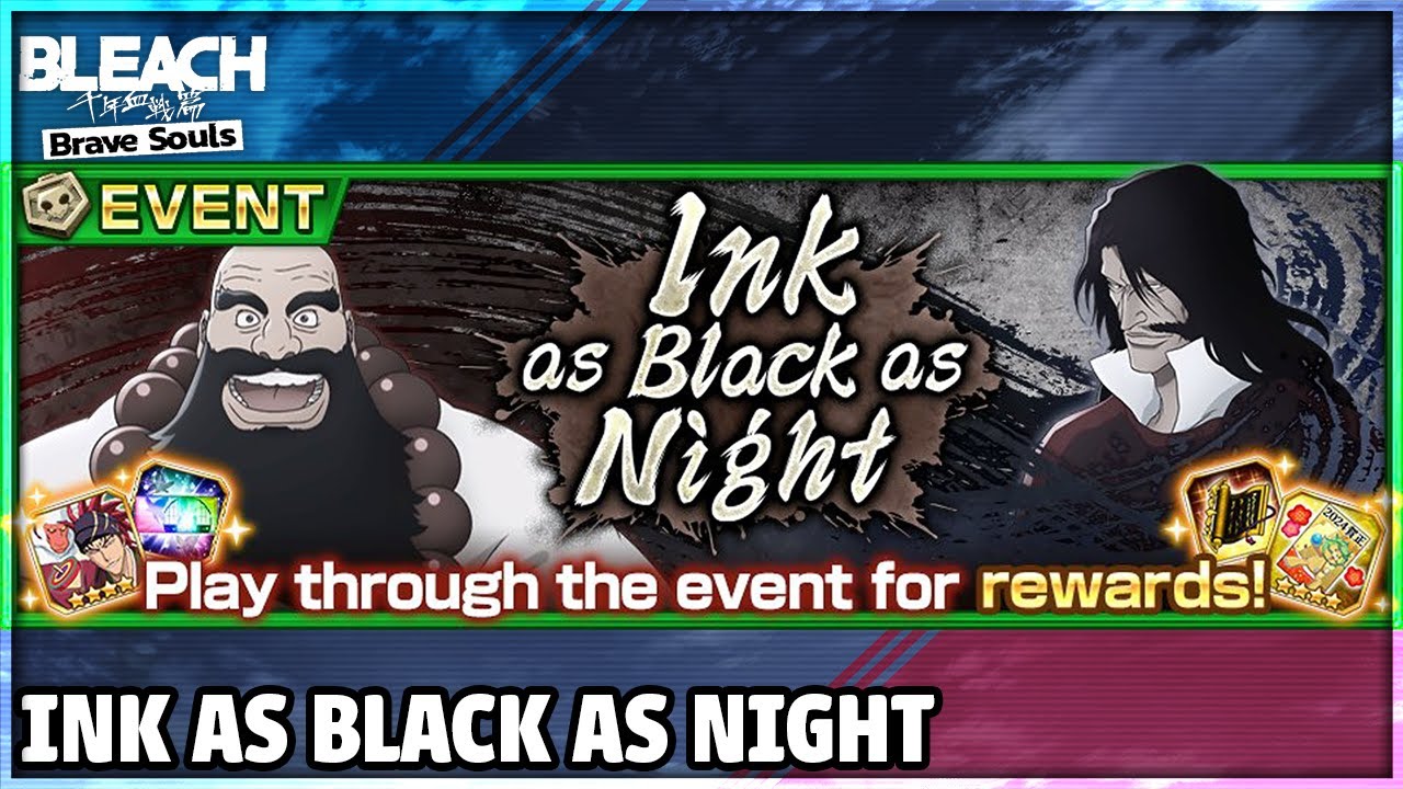 Bleach: Brave Souls - Ink as Black as Night Limited-Time Quests Event (PS5 1440p)
