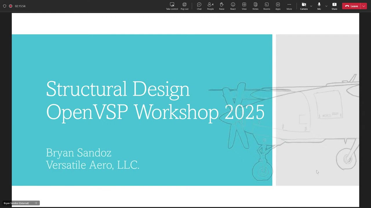 2025 OpenVSP Workshop: Structures Tips & Tricks