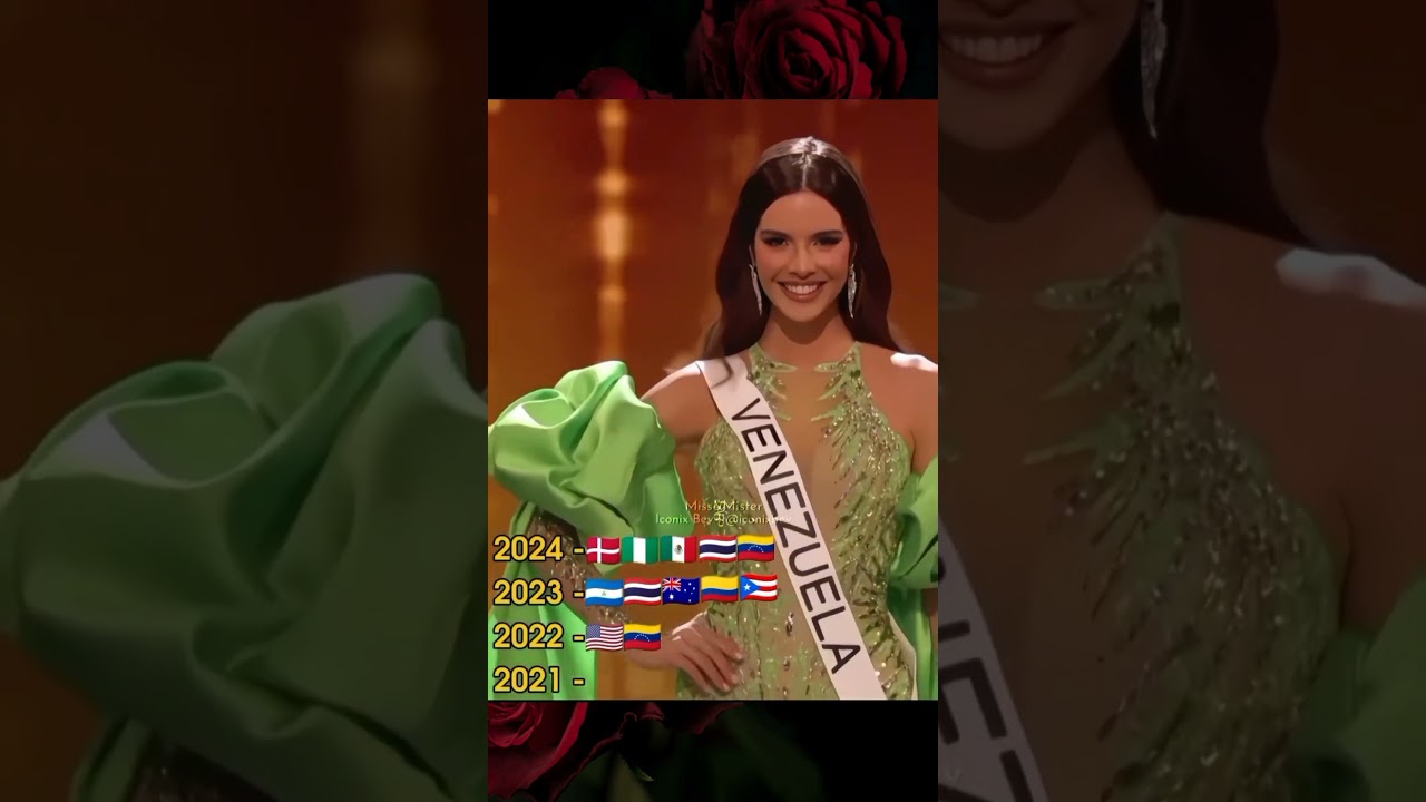 Top-5 Miss Universe 2024-2021 Preliminary Evening Gown look ✨