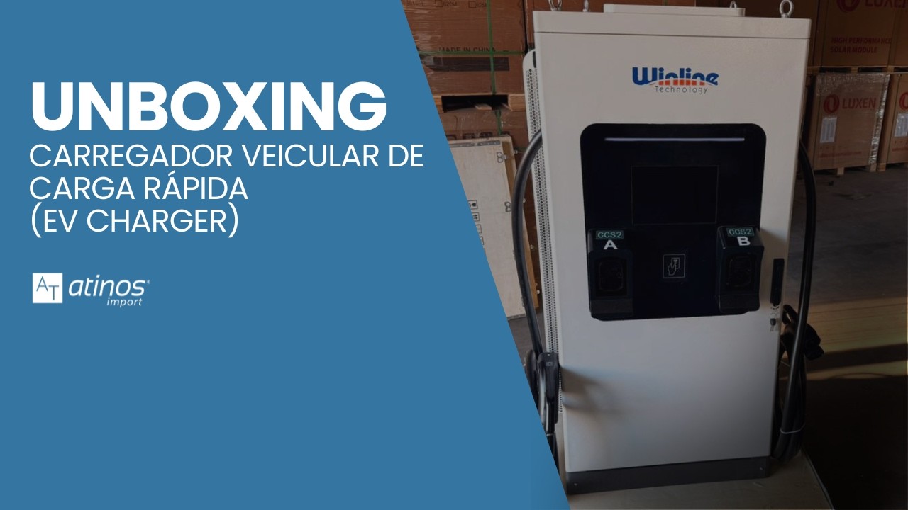 UNBOXING - Carregador Veicular de Carga Rápida (EV CHARGER)