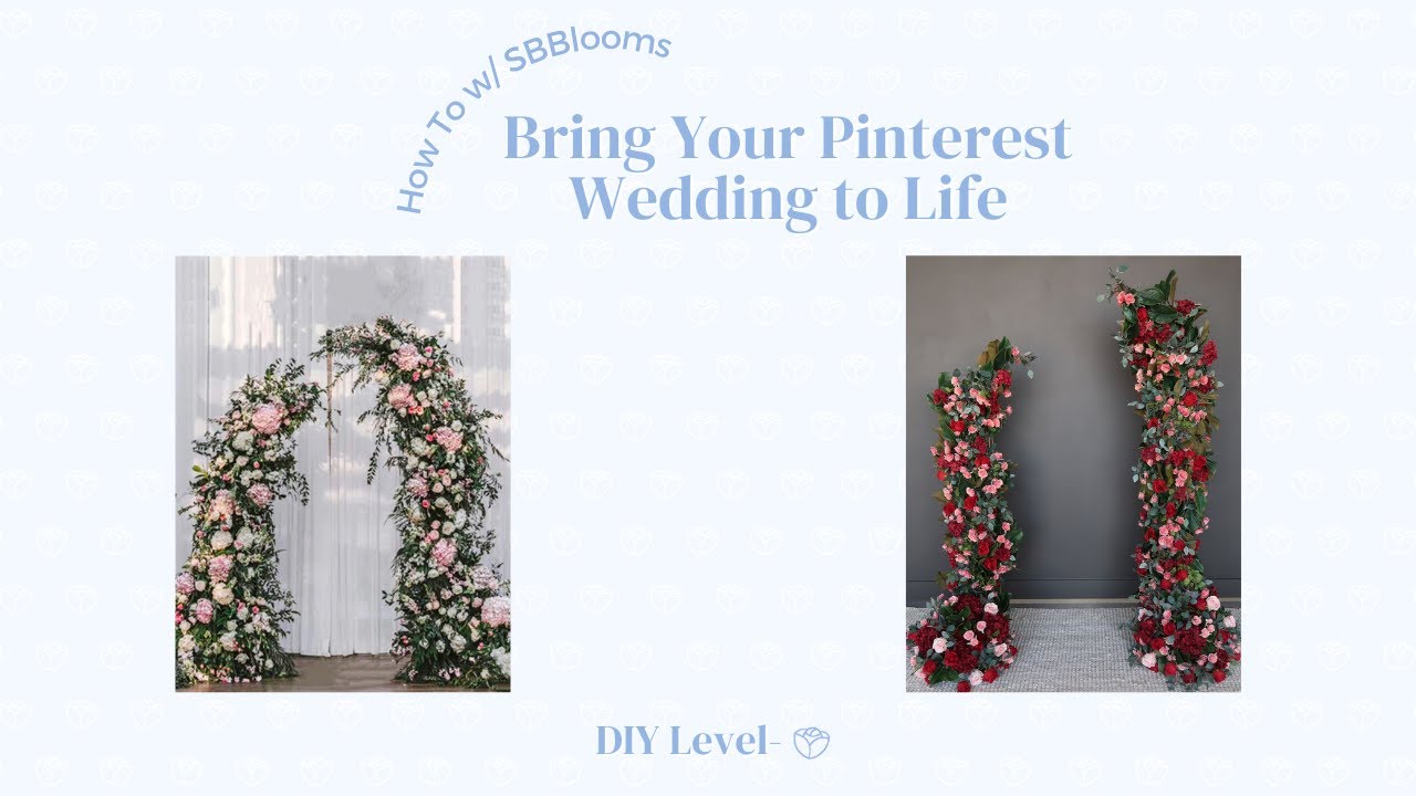 How To w/ SBBlooms: Split Wedding Flower Ceremony Arch