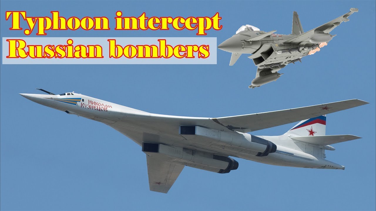 RAF Typhoon fighters scrambled to escort Russian bombers