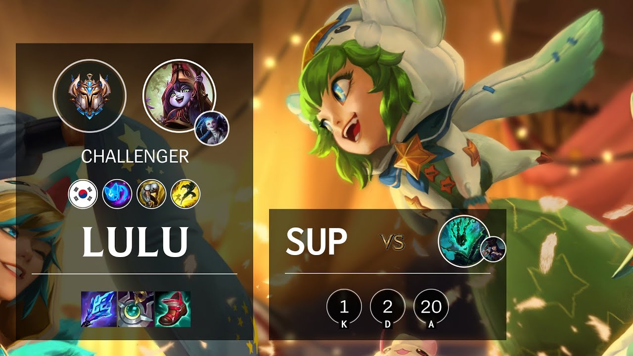 Lulu Support vs Thresh - KR Challenger Patch 11.22