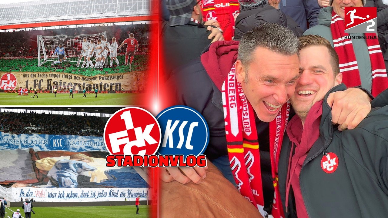 👹🔥 BETZE ist erneut DERBYSIEGER! | 1. FC Kaiserslautern - Karlsruher SC | Stadionvlog
