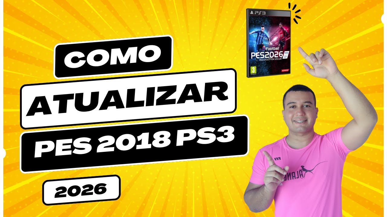 Option File Atualizado do PES 2018 PS3 para 2026