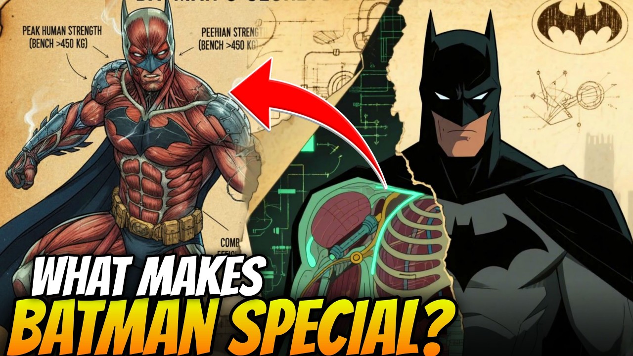 ANATOMY OF BATMAN - HOW CAN A HUMAN DEFEAT A GOD? HOW POWERFUL IS HE?