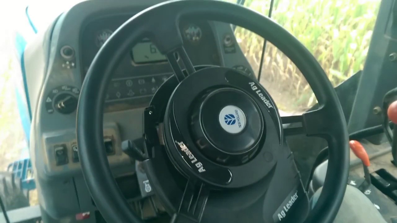 AgLeader OnTrac3 autosteer on Ford/New Holland 9680
