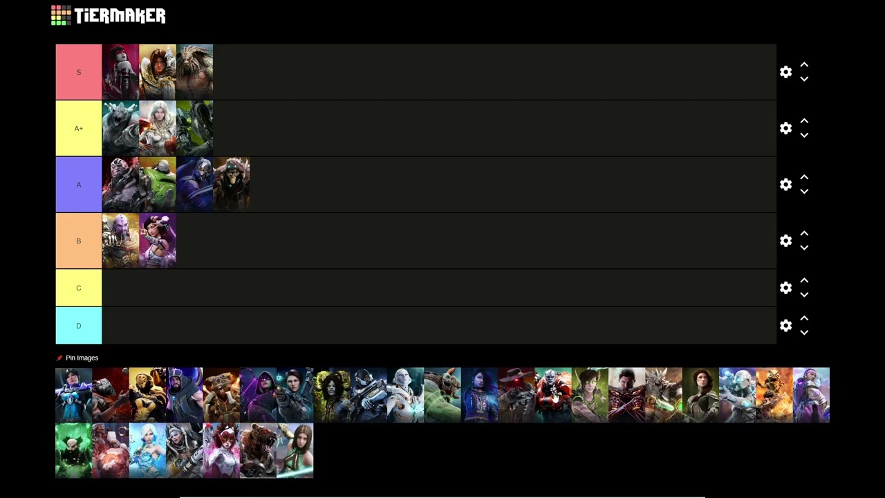 Predecessor 1.4 Jungle Tier List