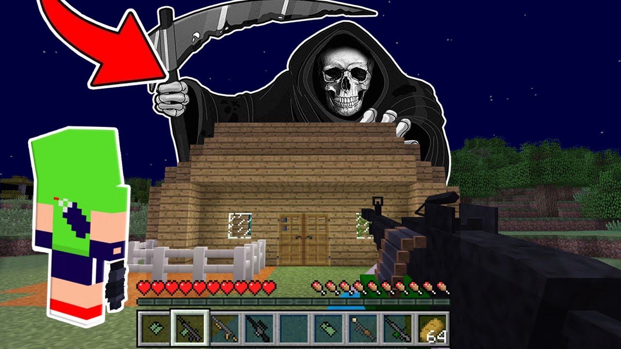 AMIGOS ENCONTRAM O FANTASMA DA MORTE NO MINECRAFT!!
