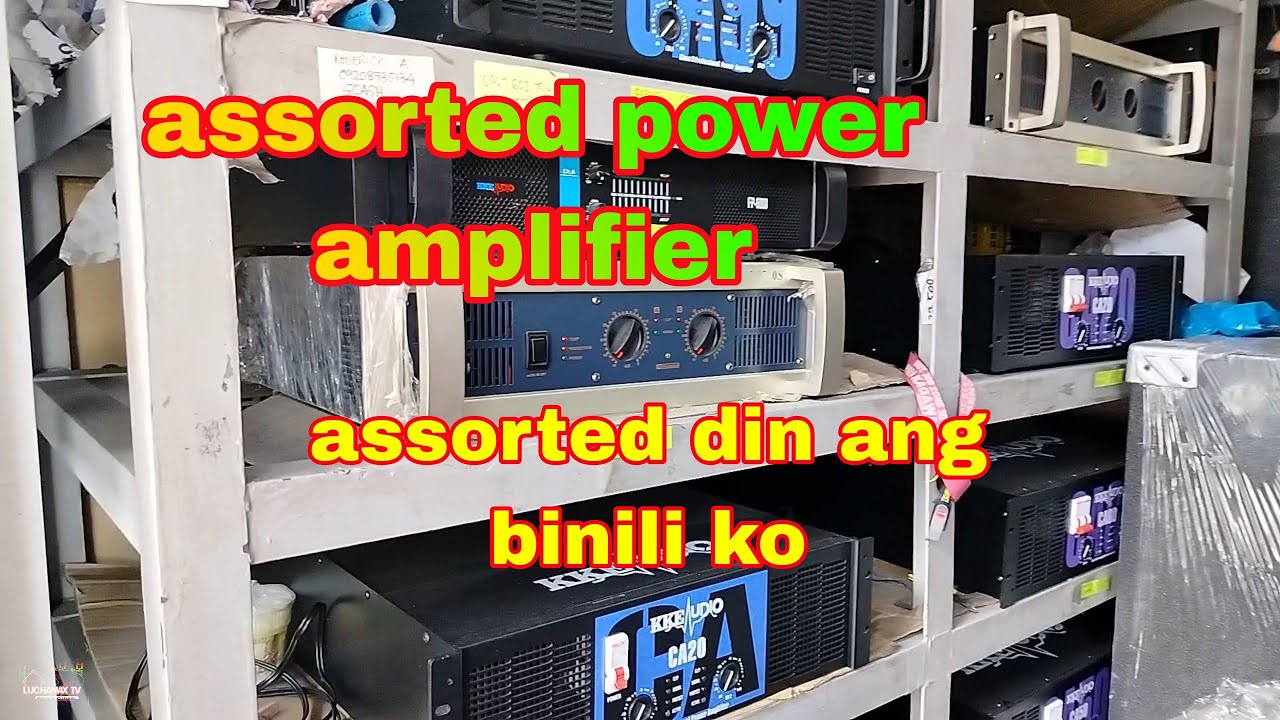 Assorted power amplifier || assorted din ang binili ko