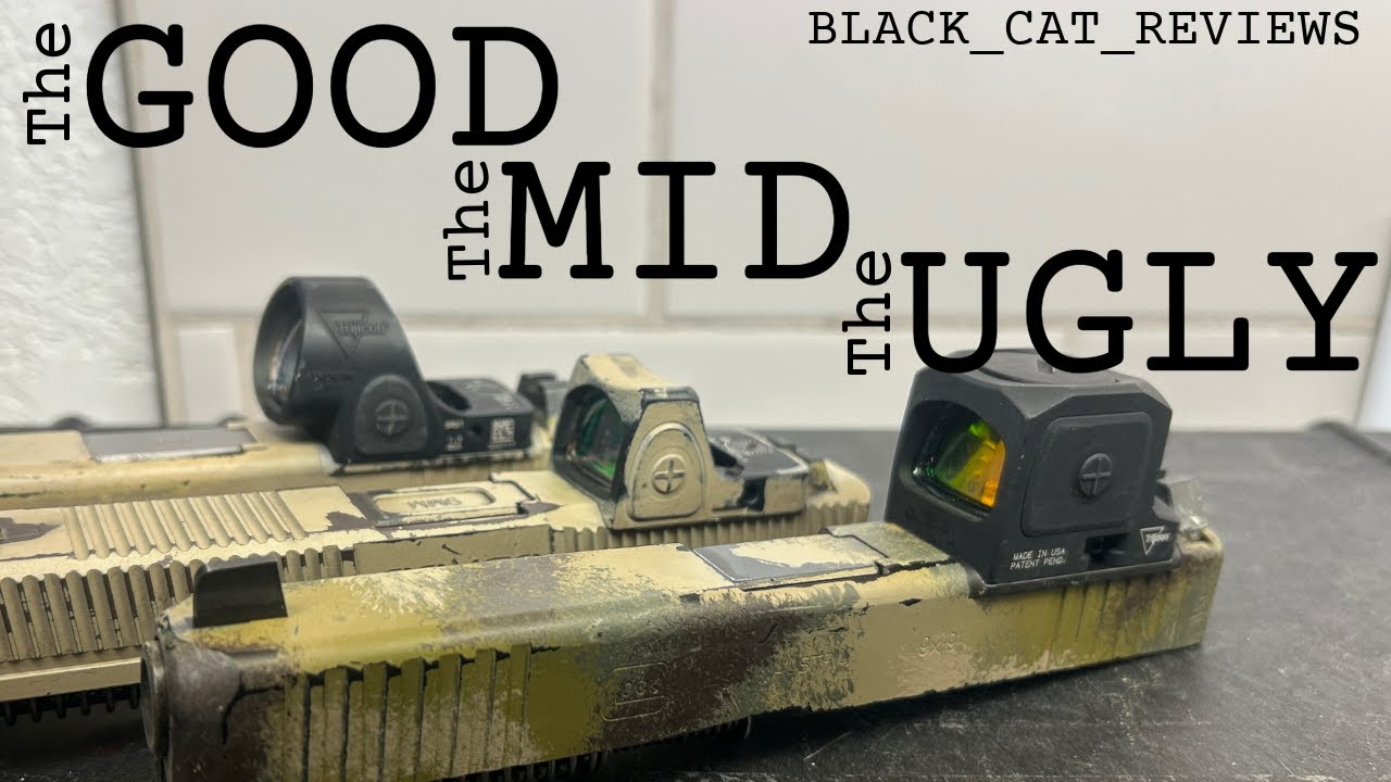 The GOOD The MID And The UGLY: Trijicon SRO, RMR, and RCR