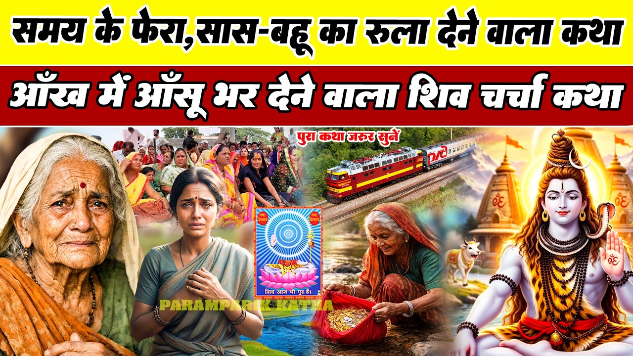 समय के फेरा सास-बहु के रुला देने वाला शिव चर्चा कथा Shiv Charcha Katha | Paramparik Katha |Shiv Guru