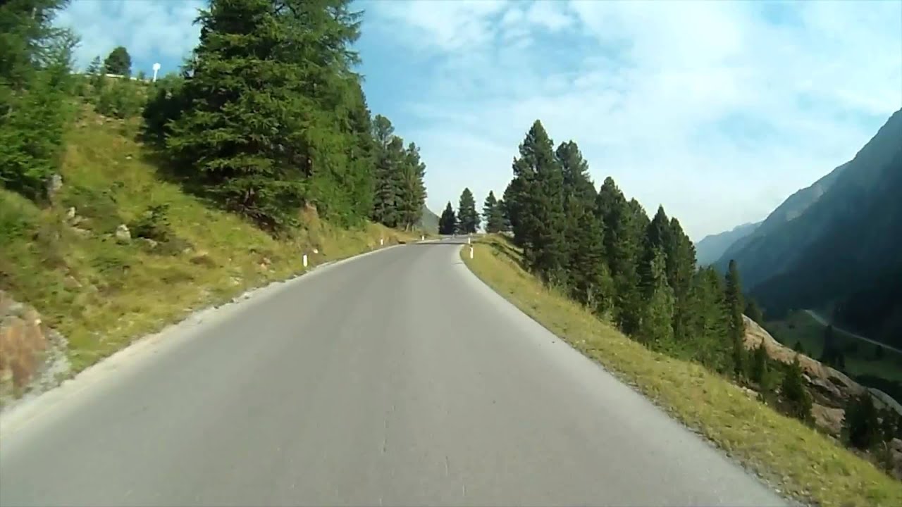 Kaunertaler Gletscherstra&szlig;e mit dem Motorrad
