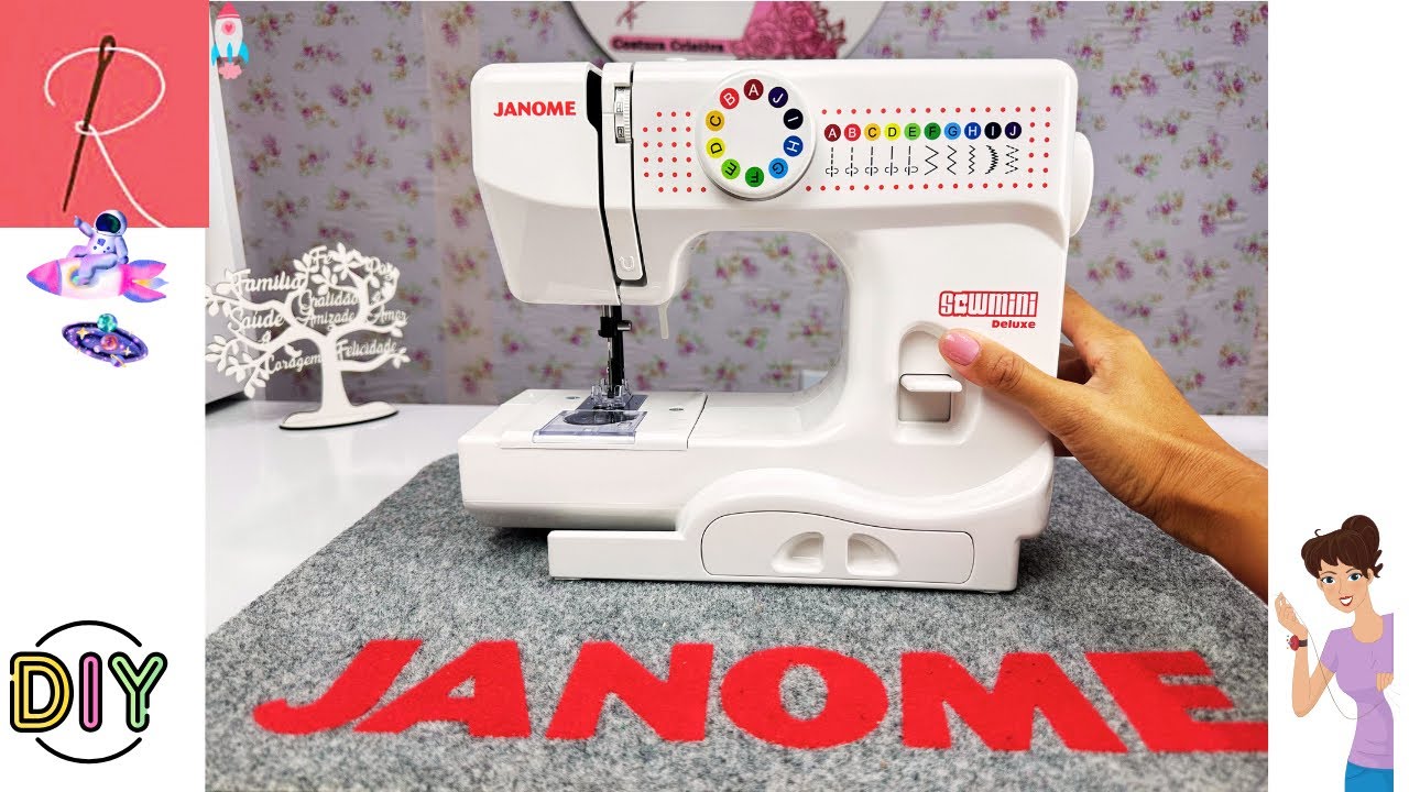 SEWMINI DELUXE  JANOME 🌟 COSTURA CRIATIVA 🌟 CANAL DA ROSA
