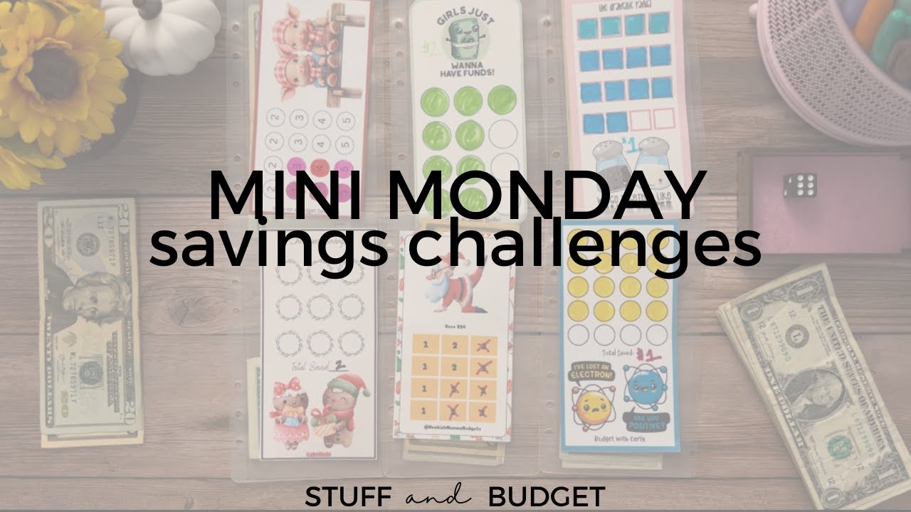 Mini Monday Savings Challenges