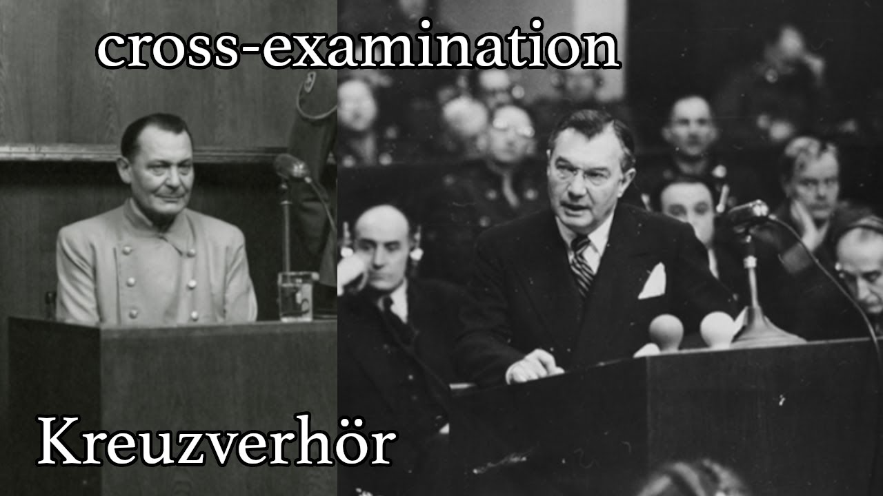 1946-03-18 N&uuml;rnberger Prozesse: Hermann G&ouml;ring Befragung durch Verteidiger und Kreuzverh&ouml;r